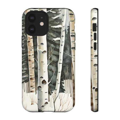 Winter Aspen Trunks - Impact Resistant Phone Case